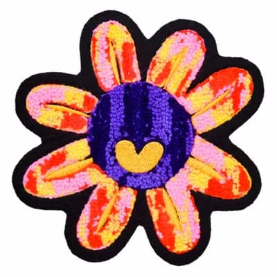 Multi-color chenille